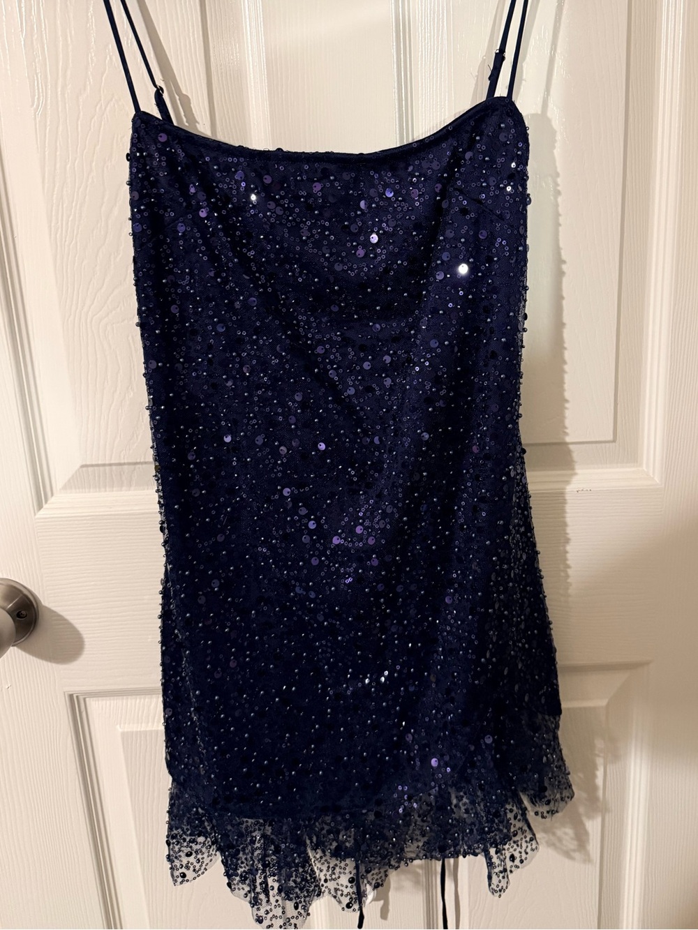 BNWT Lucy in the Sky Navy Sequin Dress